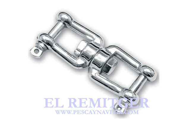 STAINLESS REVOLVING OPEN SHACKLE